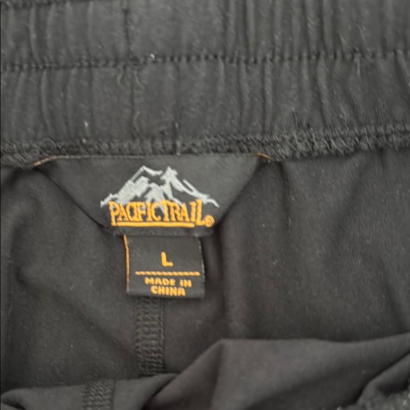 Pacific Trail Black Athletic Shorts with Stretchy Fabric - Picture 4 of 5